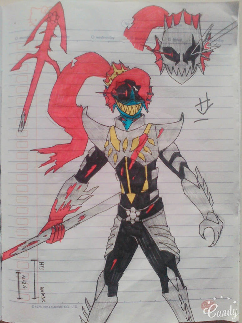 HorrorTale Personal Designs-Undyne by Daijyou on DeviantArt