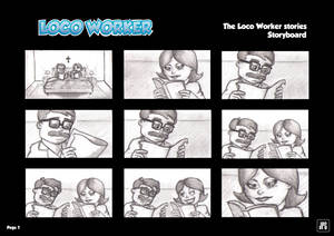 LOCO WORKER Stories Storyboard (Page 1) by JPGArt LOCO WORKER Stories Storyboard (Page 1) by JPGArt