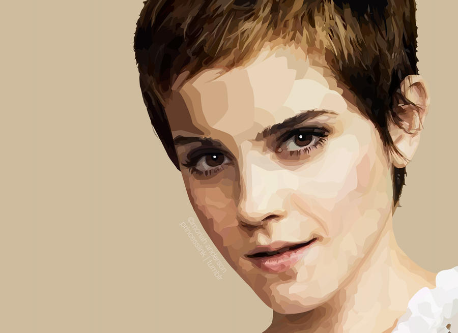 Emma Watson Vector Portrait