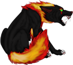 Flaming Wolf