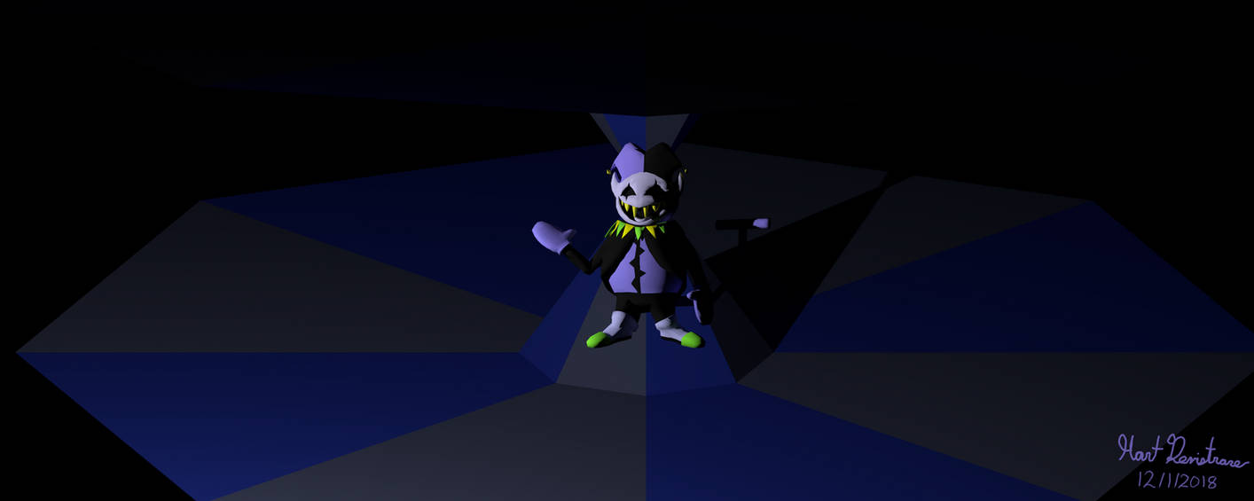 Jevil in the Battle Room by Devistrare on DeviantArt