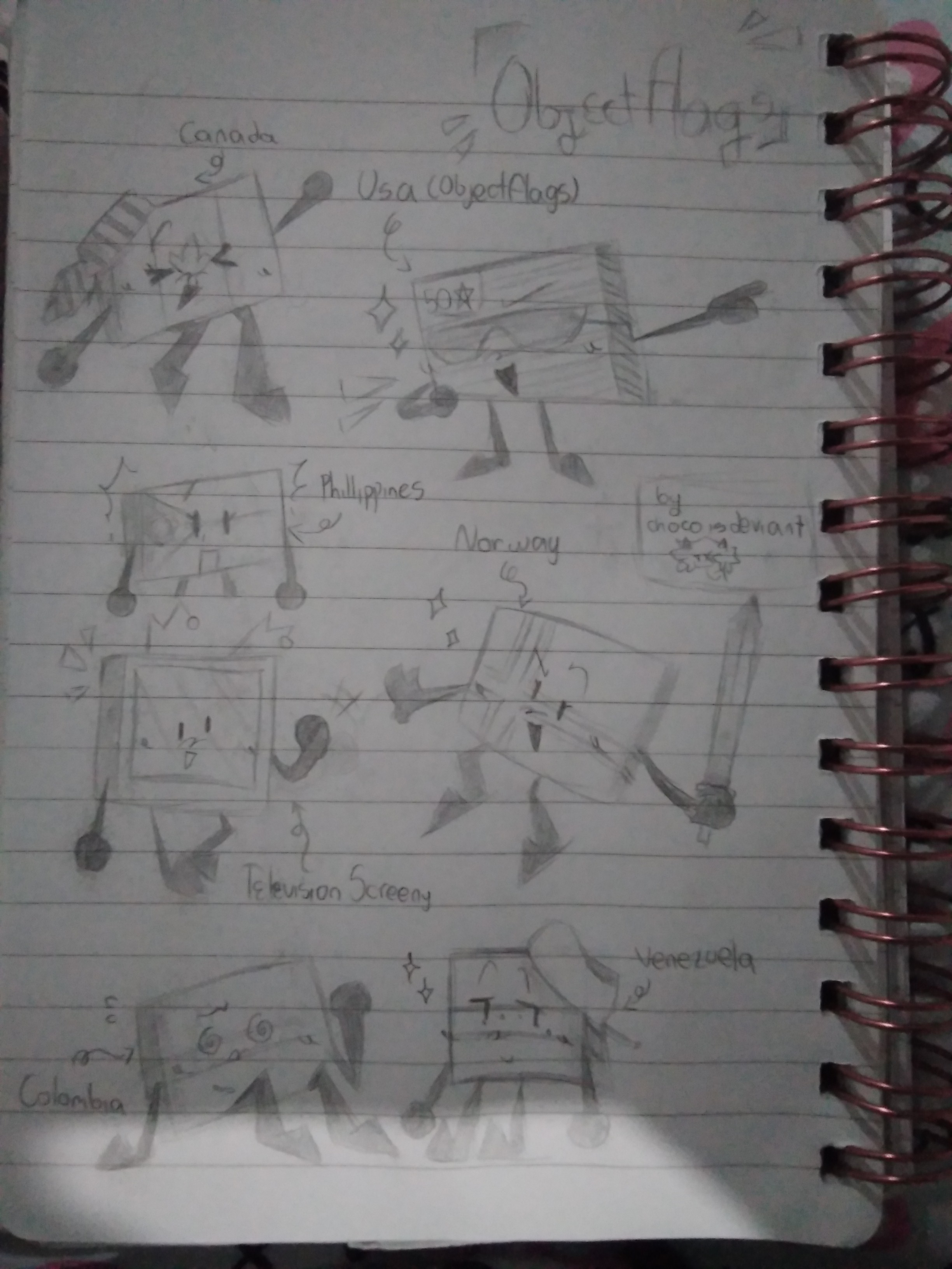 Objectflags doodles by chocoisdeviant2011 on DeviantArt