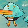 quixoticduck vector duck wallpaper