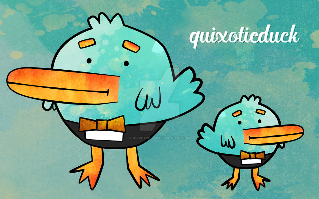 quixoticduck vector duck wallpaper by quixoticduck