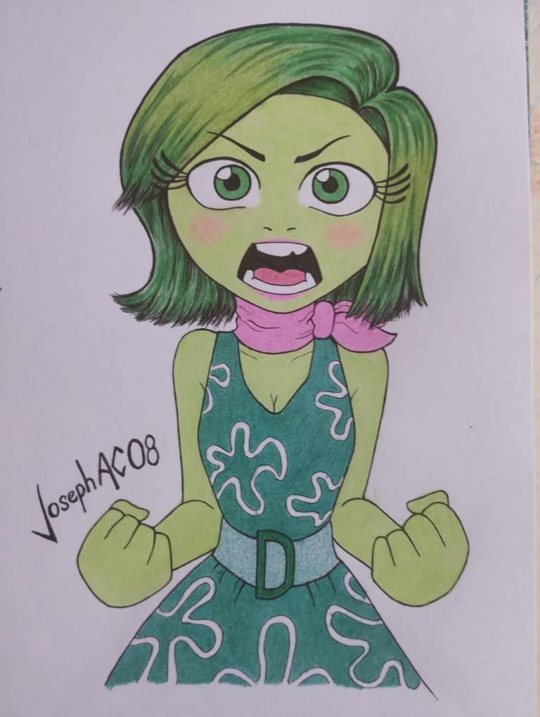 Disgust Color Disgust Energy full color by DANTE-Swordwhite on DeviantArt