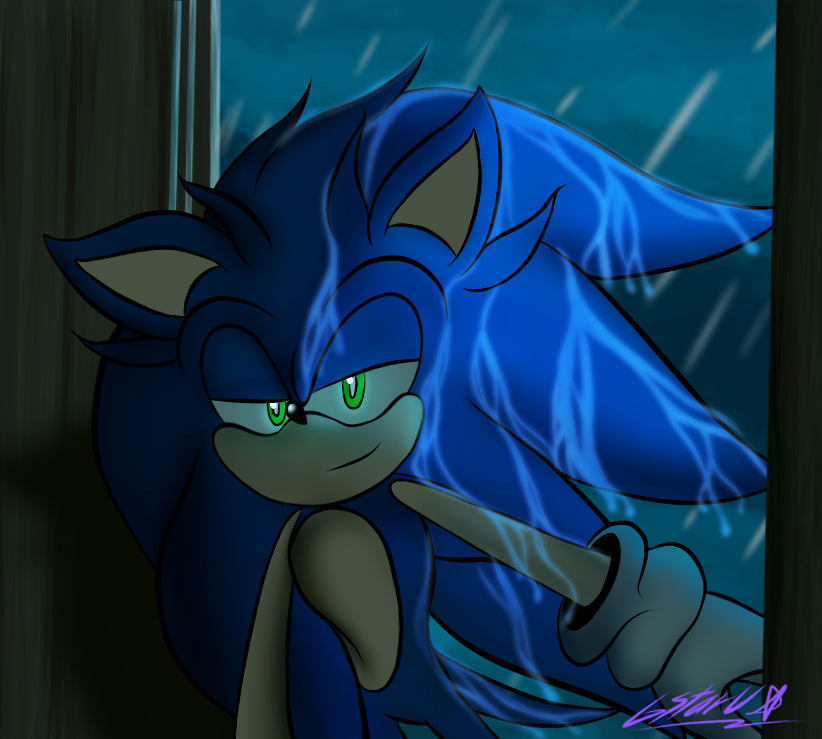 Dark Sonic (Sonic X Redraw) by Sonicgirlfriend65 on DeviantArt