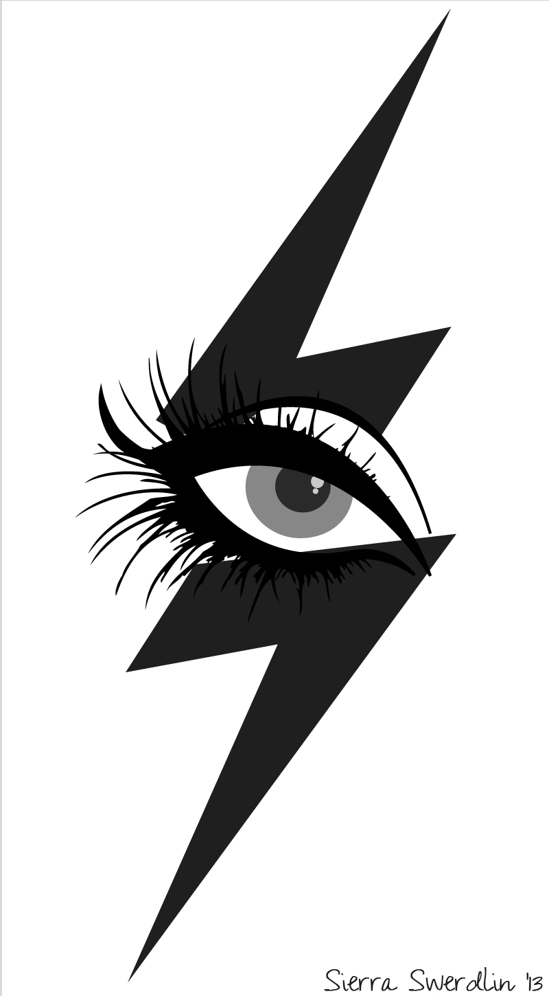 Lady Gaga Lightening Eyes VECTOR