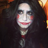 Billy The Puppet SAW Halloween Makeup