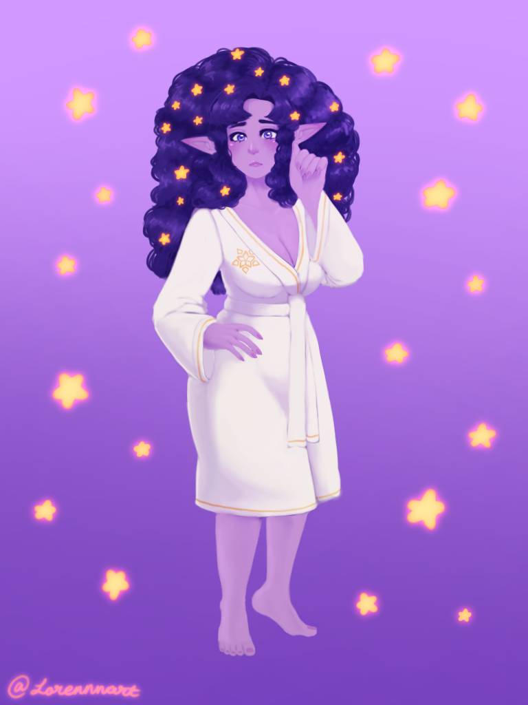 Deviantart White Robe In a robe by Lorennnart on DeviantArt