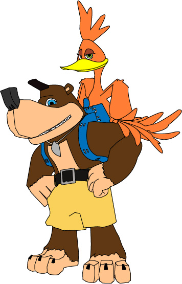 Random Drawings 6-A - Banjo and Kazooie