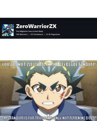 Valt Aoi unwelcomes ZeroWarriorZX on the BB Fandom