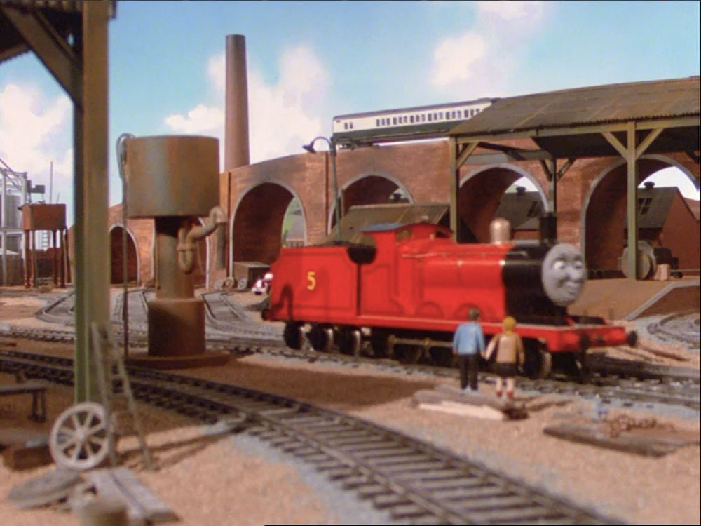 Thomas and Friends - James the Red Engine by CartoonScreenshots on ...