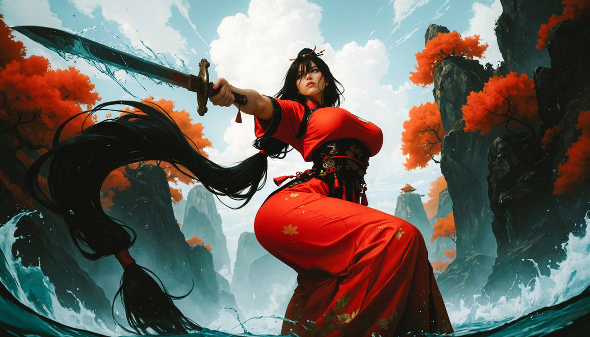 Grace Of The Flowing Blade By Janxxxu On DeviantArt grace-of-the-flowing-blade-by-janxxxu-on-deviantart