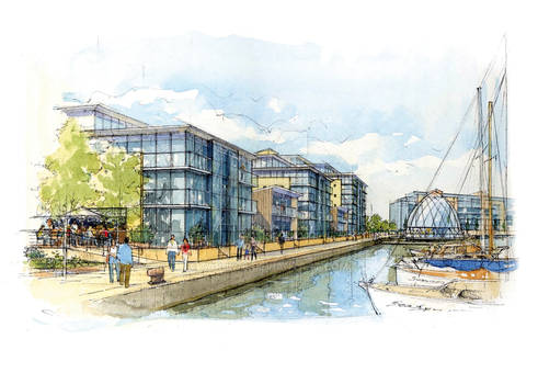 Water side development