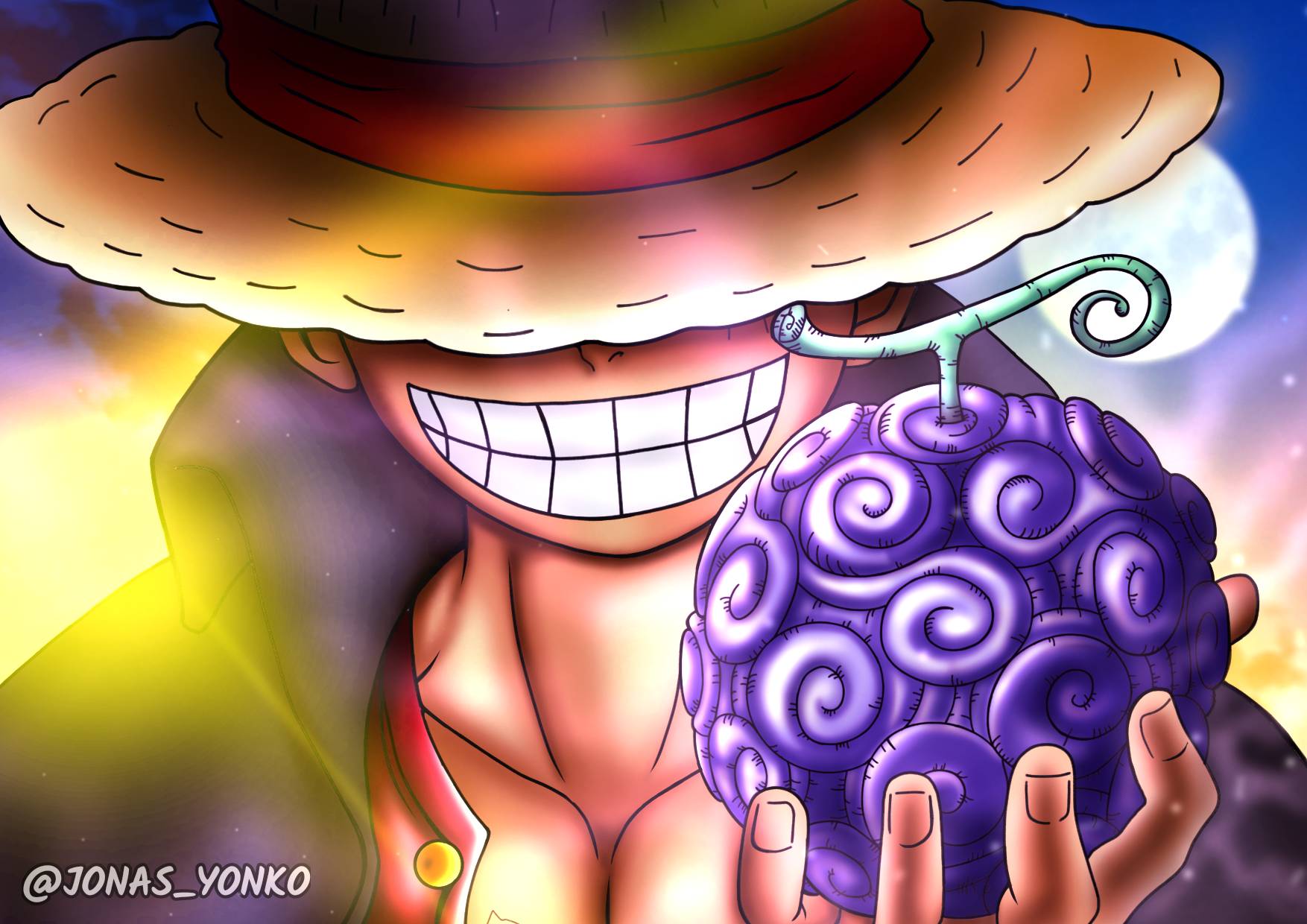 Monkey D Luffy - Nika - One piece 1044 by caiquenadal on DeviantArt