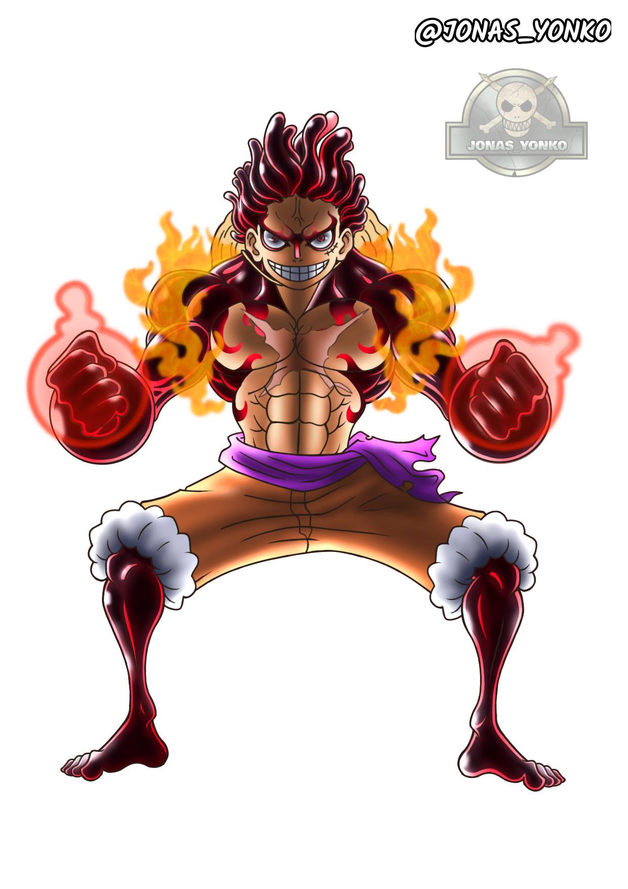 Luffy Gear 5 PNG by xxSOLOLEGIONxx on DeviantArt