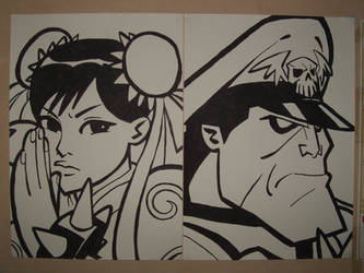 Chun li and M.Bison Copy