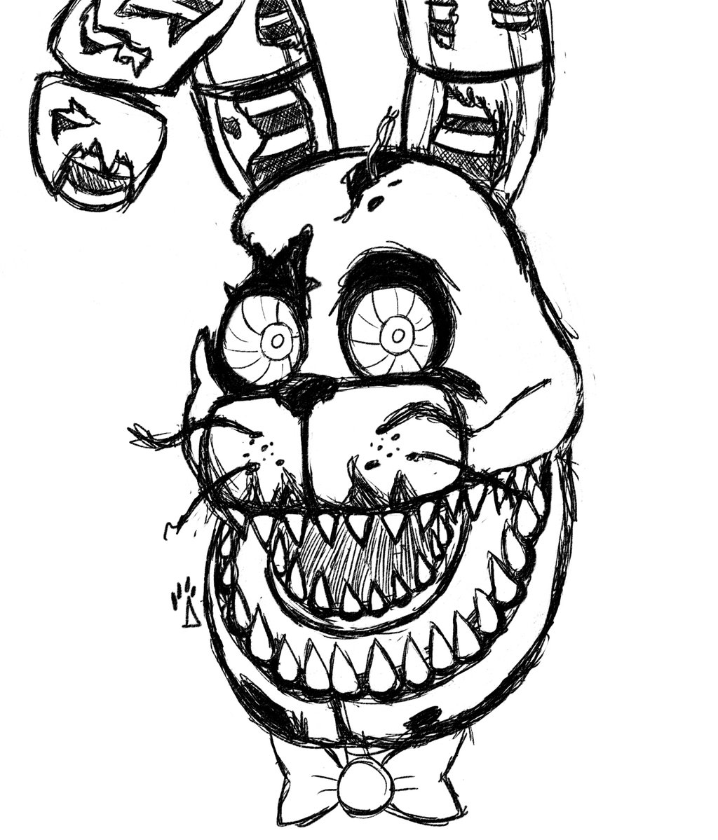 Nightmare Bonnie drawing