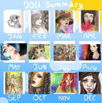 2011 Summary of Art by SquirrelGirl15