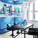 Blue Room Speedpaint by SquirrelGirl15