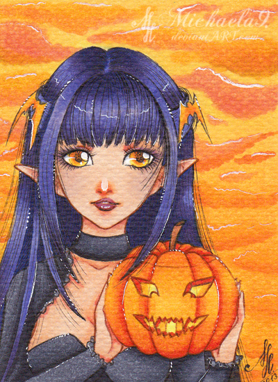 47. ACEO - Happy Halloween