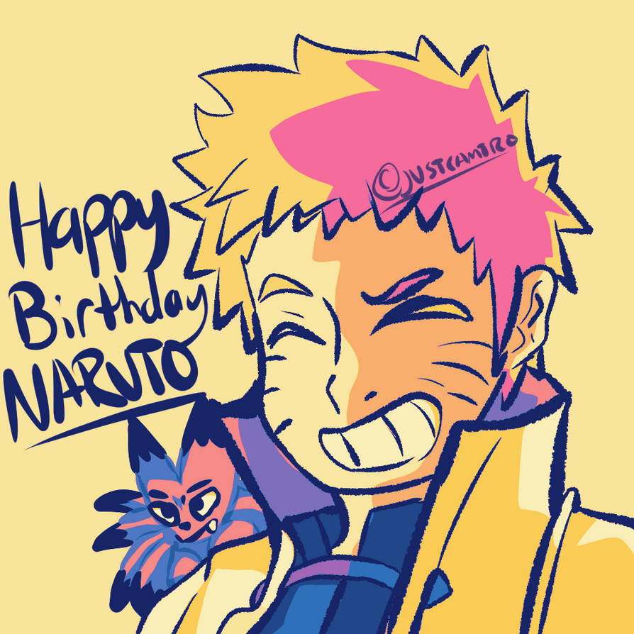 Happy Birthday Naruto By Justcamtro On Deviantart 