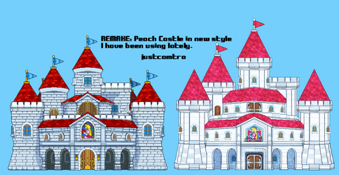 REMAKE Peach Castle vs OLD Peach Castle