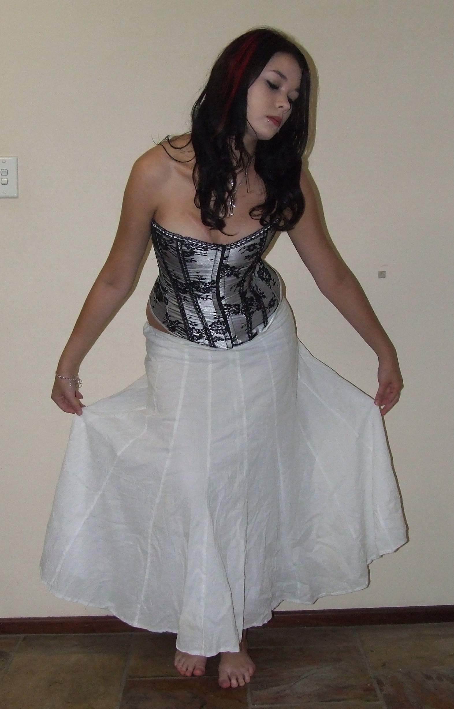 White corset 3