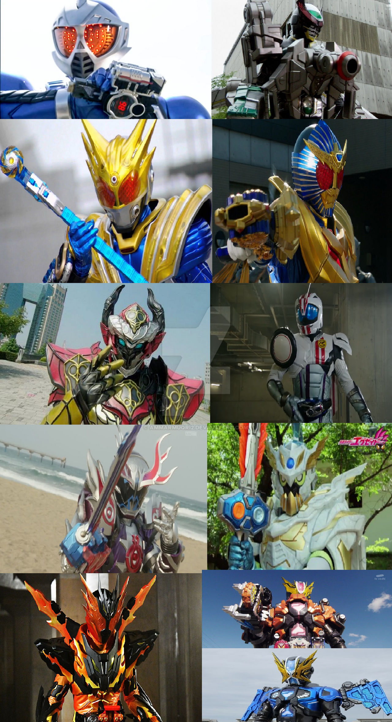 Heisei Phase 2 Secondary Kamen Rider Final Form By Ammarmuqri2 On