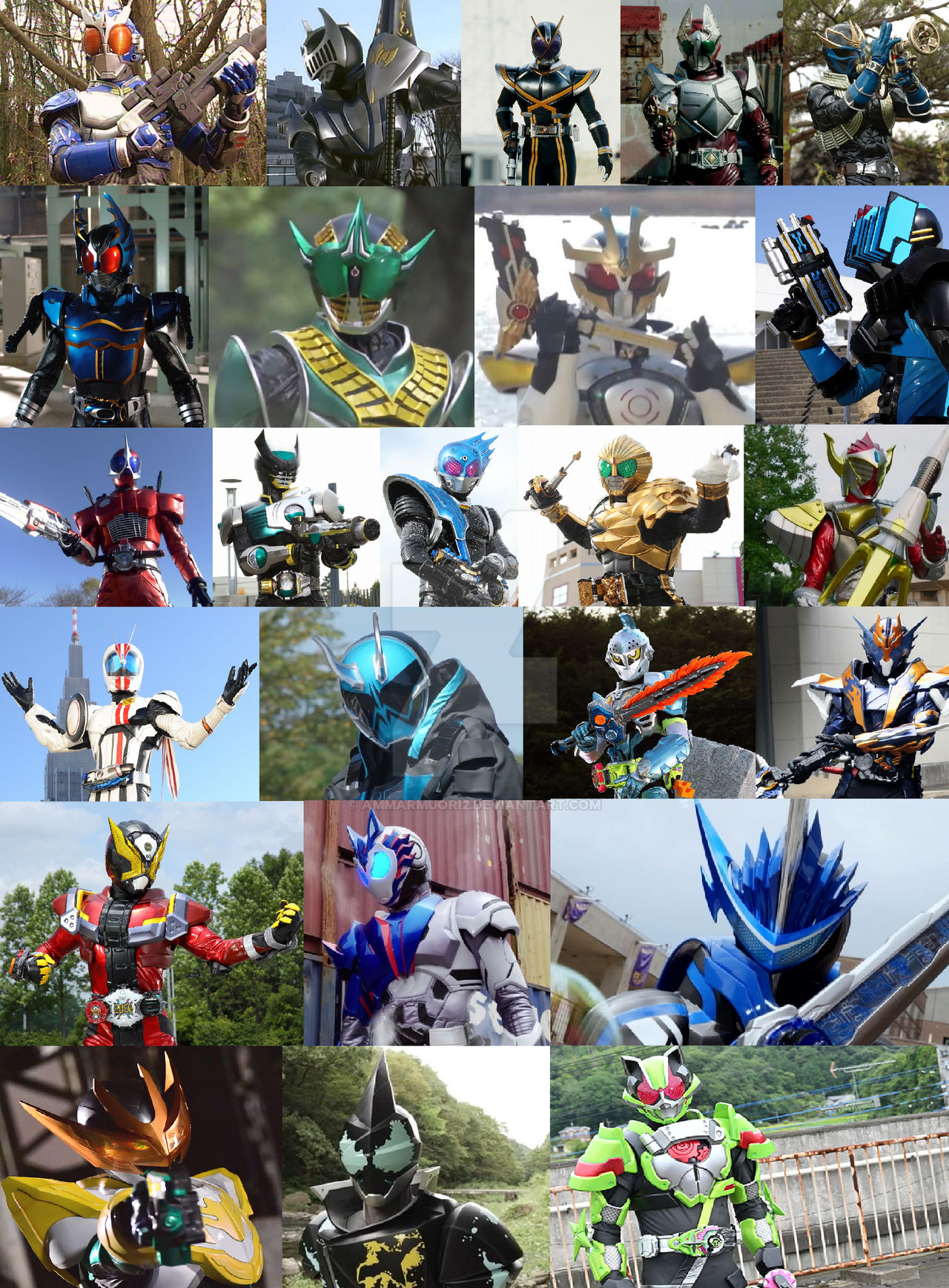 Kamen Rider All Rava All Secondary Kamen Rider (G3-Tycoon) by ammarmuqri2 on DeviantArt