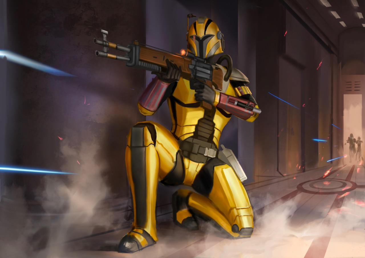 Suwito R SWTOR Mandalorian Soldier by Nox-illustration on DeviantArt