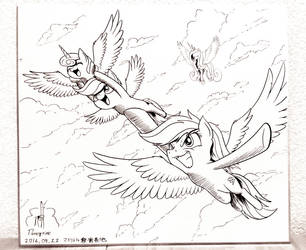 Flying! by PhoenixPeregrine