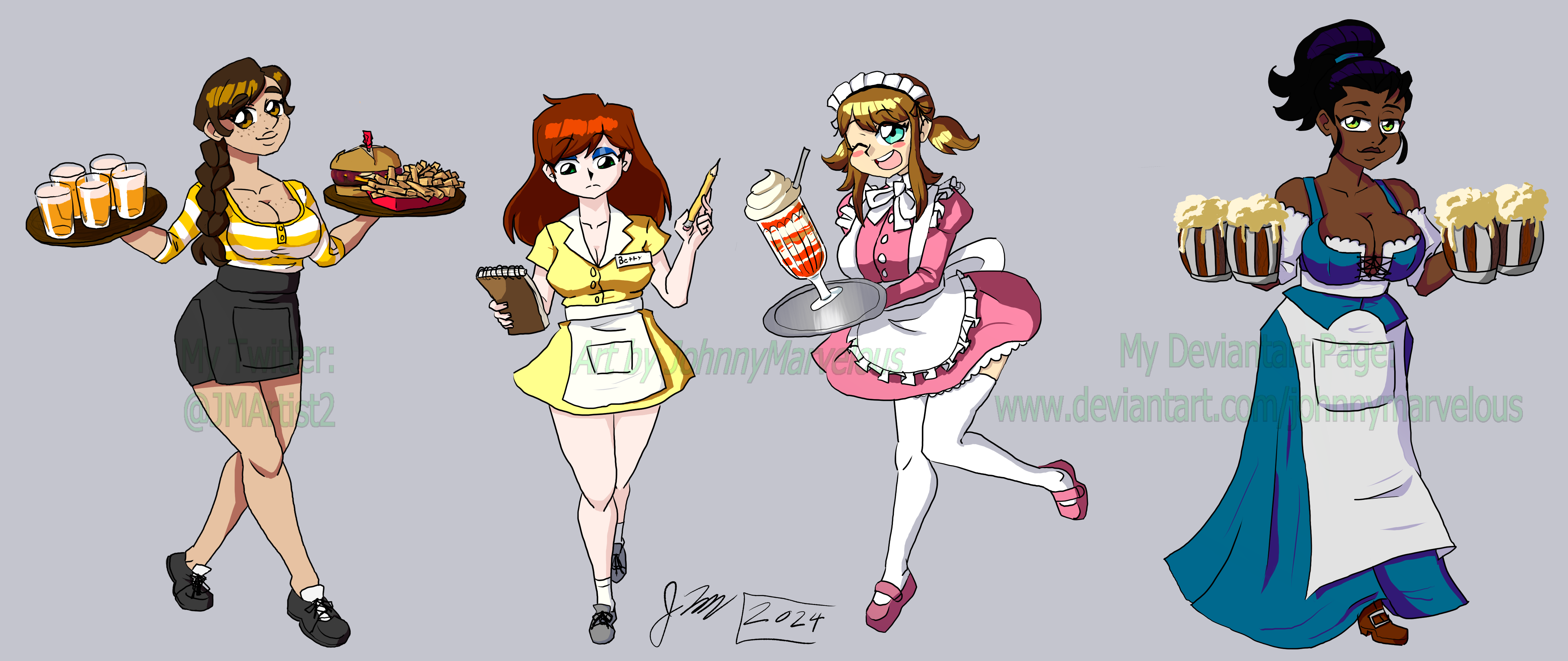 Types of Waitresses