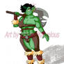 Glasha the Axewielder (OC)
