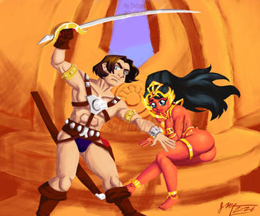 Princess of Mars First Cover Fanart Redraw