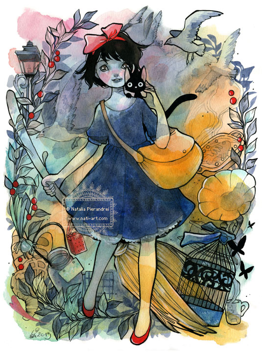 Kiki's Delivery Service Fan-Art by nati