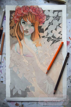 Redhair Girl - in progress