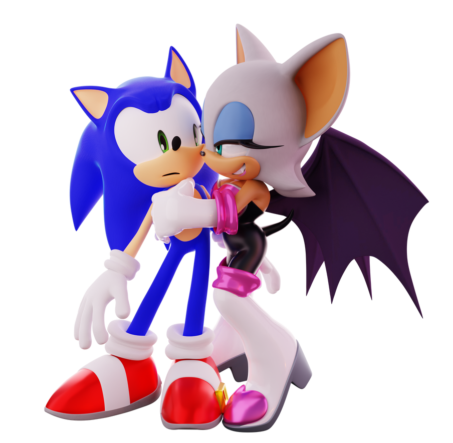Rouge and Sonic by rossyfilms on DeviantArt