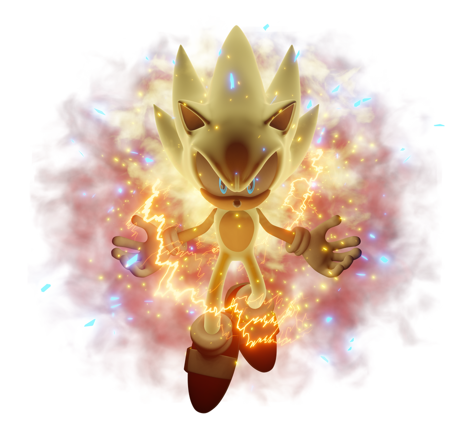 Sonic Frontiers - Super Sonic 2: Cyber Super Sonic by rossyfilms on ...