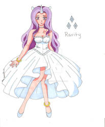 Rarity Gown Dress Design by SailorUsagiChan