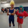 Vegeta and Teen Bulma