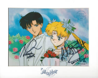 Sailor Moon and Tuxedo Mask Autographs by SailorUsagiChan