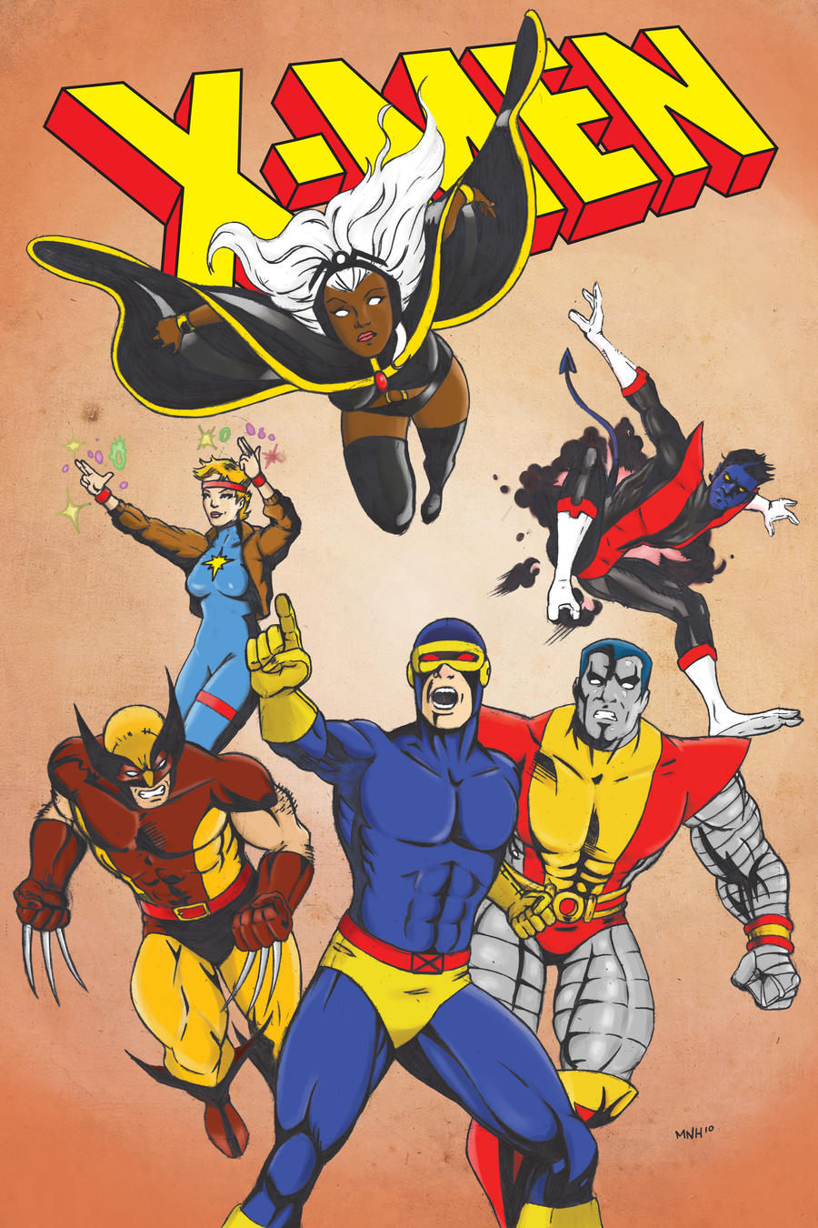 X-Men The Arcade Game Colors