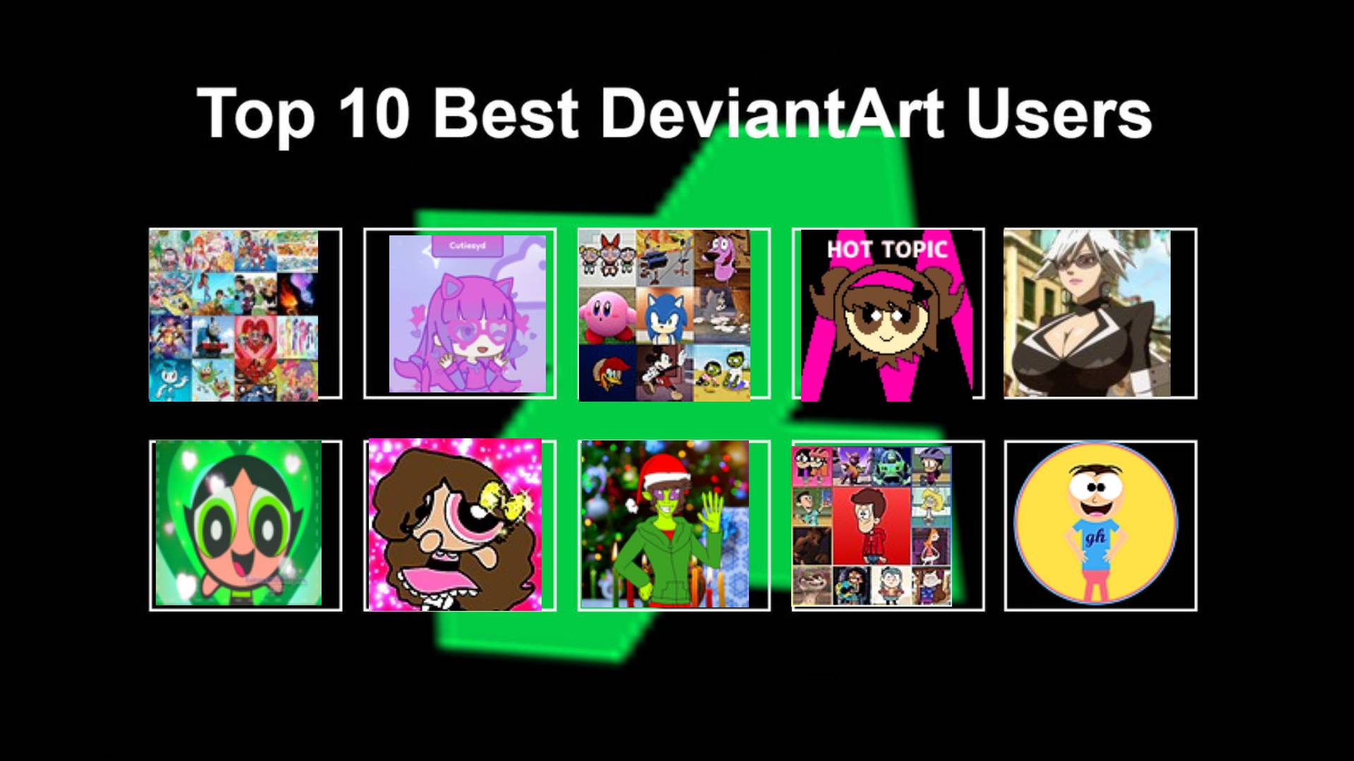 Generic Deviantart Profile My Top 10 Best Deviantart Users by ZytheSBandPPG2007 on DeviantArt