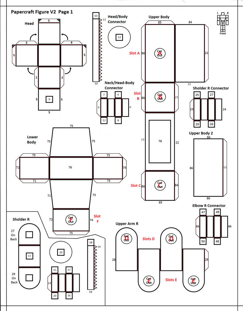 Papercraft Figure V2 Page1 by Collecter128 on DeviantArt