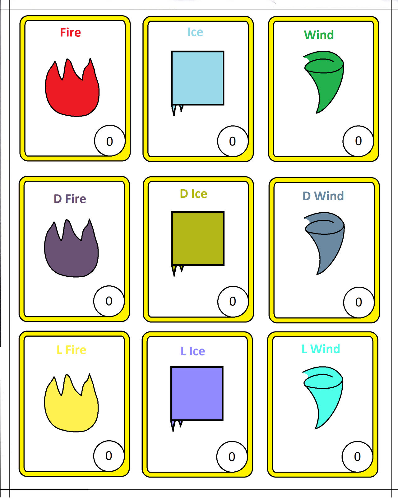 Elemental Force Card Game Page 1 by Collecter128 on DeviantArt