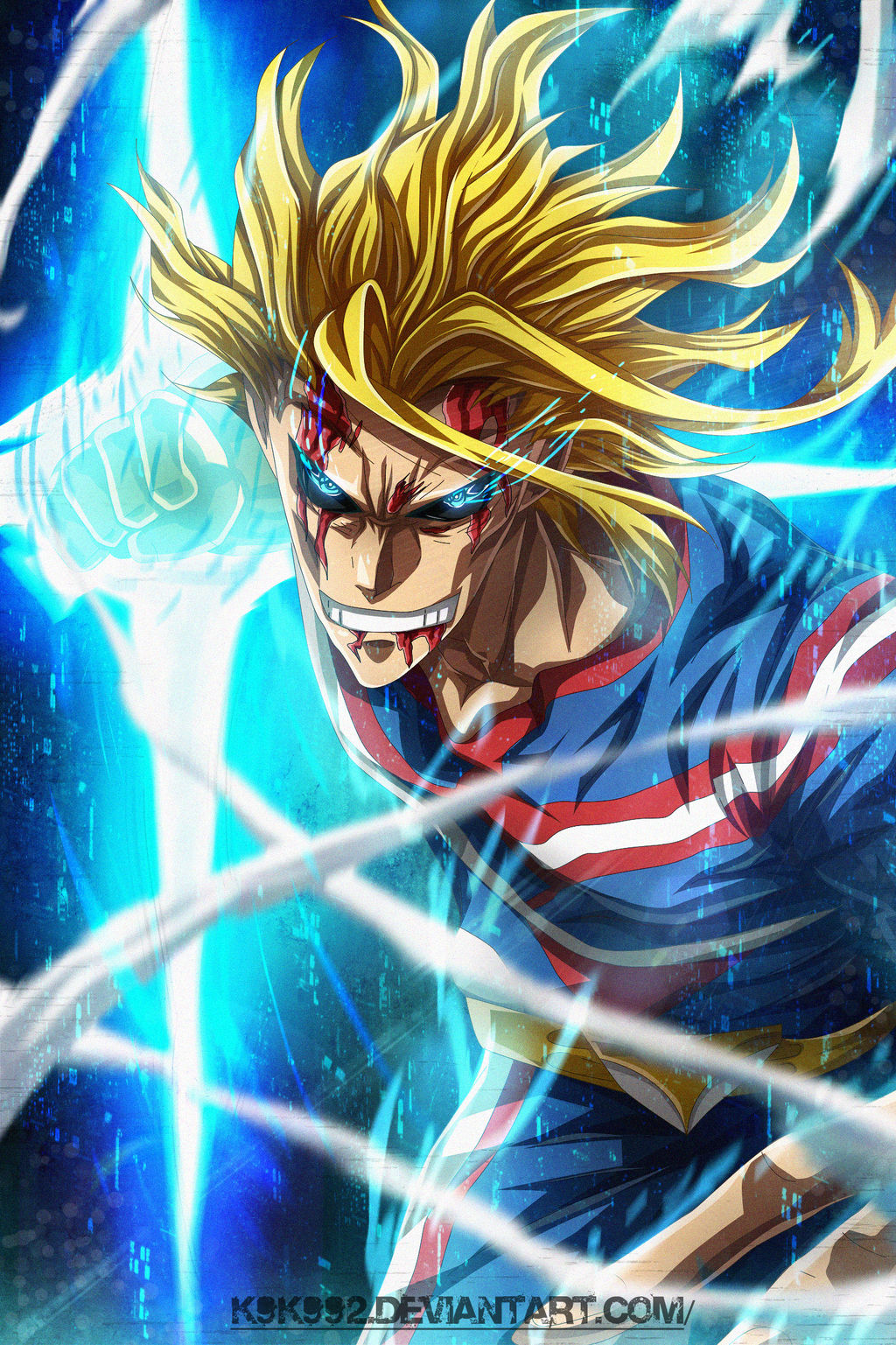 All Might full time by k9k992 on DeviantArt