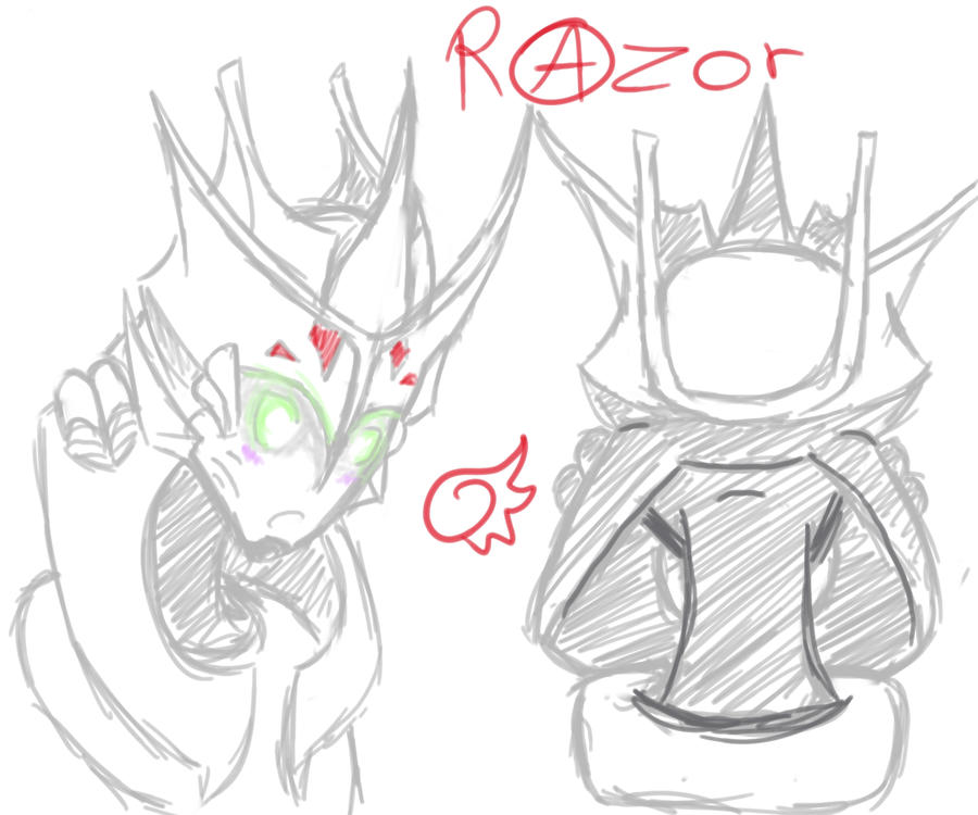 Razorwing face doodle2 by Rin-Chan93 on DeviantArt
