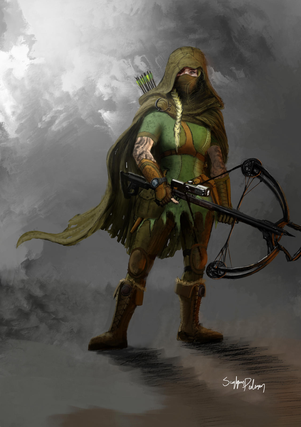 Hunter / scout by SigbjornPedersen on DeviantArt