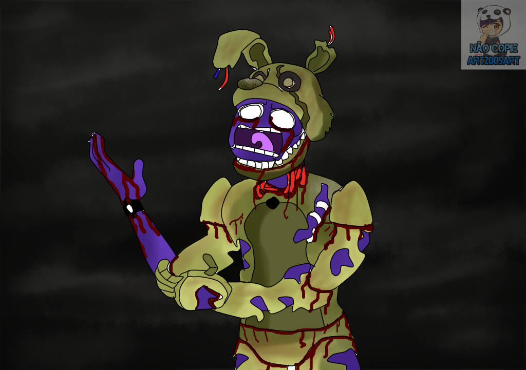 SpringTrap/Purple Guy by art2005art by Art2005Art on DeviantArt